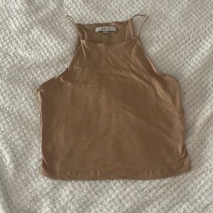 Tanish brown tank/crop top